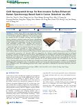 Cover page: Gold Nanopyramid Arrays for Non-Invasive Surface-Enhanced Raman Spectroscopy-Based Gastric Cancer Detection via sEVs.