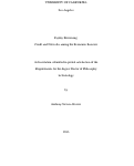 Cover page: Payday Borrowing: Credit and Networks among the Economic Insecure