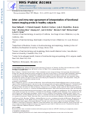 Cover page: Inter- and intra-rater agreement of interpretation of functional lumen imaging probe in healthy subjects.