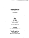 Cover page: Transportation Project-Level Carbon Monoxide Protocol User Workbook