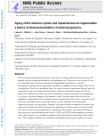 Cover page: Aging of the immune system and impaired muscle regeneration: A failure of immunomodulation of adult myogenesis