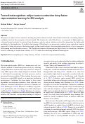 Cover page: Toward metacognition: subject-aware contrastive deep fusion representation learning for EEG analysis.