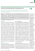 Cover page: Prevention and early detection of prostate cancer