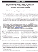 Cover page: Role of Coronary Artery Calcium for Stratifying Cardiovascular Risk in Adults With Hypertension