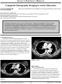 Cover page: Computed Tomography Imaging in Aortic Dissection