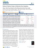 Cover page: Rational Chemical Design of Molecular Glue Degraders.