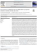 Cover page: Intercomparison of PERSIANN-CDR and TRMM-3B42V7 precipitation estimates at monthly and daily time scales