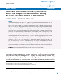 Cover page: Association of Documentation of Legal Residency Status with Nonprescribed Hormone Use Among Hispanic/Latina Trans Women in San Francisco