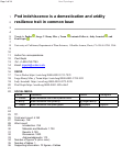 Cover page: Pod indehiscence is a domestication and aridity resilience trait in common bean