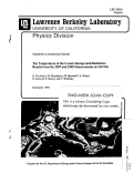 Cover page: The Temperature of the Cosmic Background Radiation: Results from the 1987 and 1988 
Measurements at 3.8 GHz