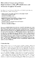 Cover page: Hierarchical Large-scale Volume Representation with  ³√2 Subdivision and Trivariate B-spline Wavelets