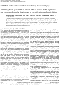 Cover page: Interfering RNA against PKC-Î± inhibits TNF-Î±-induced IP
              <sub>3</sub>
              R1 expression and improves glomerular filtration rate in rats with fulminant hepatic failure