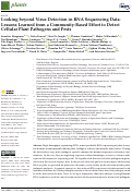 Cover page: Looking beyond Virus Detection in RNA Sequencing Data: Lessons Learned from a Community-Based Effort to Detect Cellular Plant Pathogens and Pests.