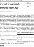 Cover page: Radiotherapy Treatment Planning in the Age of AI: Are We Ready Yet?