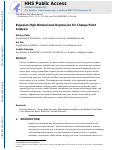 Cover page: Bayesian High-Dimensional Regression for Change Point Analysis.