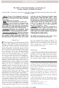 Cover page: The Effect of Dexmedetomidine on Outcomes of Cardiac Surgery in Elderly Patients