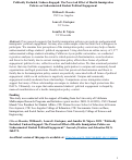 Cover page: Politically Excluded, Undocu-Engaged: The Perceived Effect of Hostile Immigration Policies on Undocumented Student Political Engagement