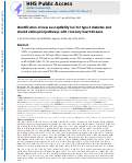 Cover page: Identification of new susceptibility loci for type 2 diabetes and shared etiological pathways with coronary heart disease