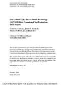 Cover page: San Gabriel Valley Smart Shuttle Technology (SGVSST) Field Operational Test Evaluation: Final Report