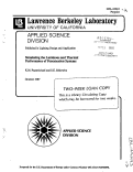 Cover page: Simulating the Luminous and Thermal Performance of Fenestration Systems