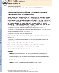 Cover page: Prospective Study on the Clinical Course and Outcomes in Transfusion-Related Acute Lung Injury*