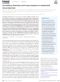 Cover page: Correlating chemistry and mass transport in sustainable iron production.