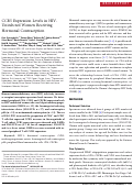 Cover page: CCR5 Expression Levels in HIV-Uninfected Women Receiving Hormonal Contraception