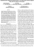 Cover page: Full-Information Optimal-Stopping Problems: Providing People with the Optimal Policy Does not Improve Performance