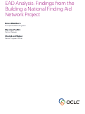 Cover page: EAD Analysis: Findings from the Building a National Archival Finding Aid Network Project