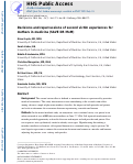 Cover page: Decisions and repercussions of second victim experiences for mothers in medicine (SAVE DR MoM).