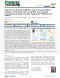 Cover page: Oxidative Transformation of Nafion-Related Fluorinated Ether Sulfonates: Comparison with Legacy PFAS Structures and Opportunities of Acidic Persulfate Digestion for PFAS Precursor Analysis.