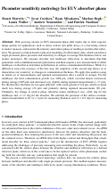 Cover page: Picometer sensitivity metrology for EUV absorber phase