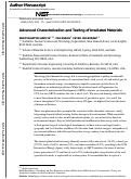 Cover page: Advanced Characterization and Testing of Irradiated Materials