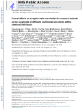 Cover page: Causal effects on complex traits are similar for common variants across segments of different continental ancestries within admixed individuals.