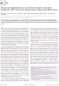 Cover page: Design and Implementation of an External Quality Assessment Program for HIV Viral Load Measurements Using Dried Blood Spots