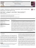 Cover page: Complex I dysfunction underlies the glycolytic switch in pulmonary hypertensive smooth muscle cells