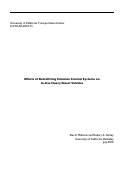 Cover page: Effects of Retrofitting Emission Control Systems on In-Use Heavy Diesel Vehicles