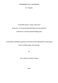 Cover page: “United We Stand”: Latino-Americans’ Responses to Group and Individual Threats from Attitudes and Policies on Undocumented Immigration