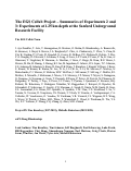 Cover page: The EGS Collab Project – Summaries of Experiments 2 and 3: Experiments at 1.25 km depth at the Sanford Underground Research Facility