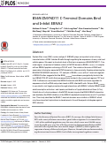 Cover page: BS69/ZMYND11 C-Terminal Domains Bind and Inhibit EBNA2