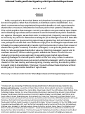 Cover page: Informed Trading and False Signaling with Open Market Repurchases