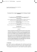 Cover page: Measuring the Error in Approximating the Sub-Level Set Topology of Sampled Scalar Data