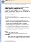 Cover page: The economic burden of community‐associated methicillin‐resistant Staphylococcus aureus (CA‐MRSA)