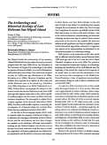 Cover page: Rick: <em>The Archaeology and Historical Ecology of Late Holocene San Miguel Island</em>