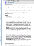 Cover page: Pembrolizumab as Second-Line Therapy for Advanced Urothelial Carcinoma