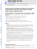 Cover page: Urinary Incontinence and Nocturia in Older Men: Associations with Body Mass, Composition and Strength in the Health ABC Study.