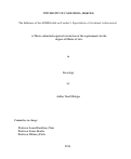 Cover page: The Influence of the ADHD Label on Teacher’s Expectations of Academic Achievement