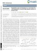 Cover page: Expanded scope of Griesbaum co-ozonolysis for the preparation of structurally diverse sensors of ferrous iron