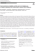 Cover page: Strain localization instabilities and the genesis of multiple axes of seafloor spreading in the Carmen basin, southern Gulf of California