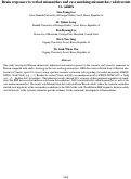 Cover page: Brain responses to verbal mismatches and case marking mismatches: adolescentsvs. Adults